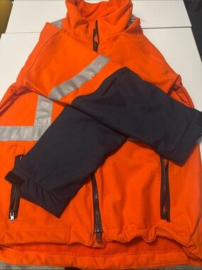 Big Bill FR High-Visibility Orange Safety Jacket with Reflective Tape